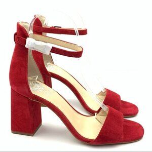 Vince Camuto Winderly heel 6 36.5 suede square toe